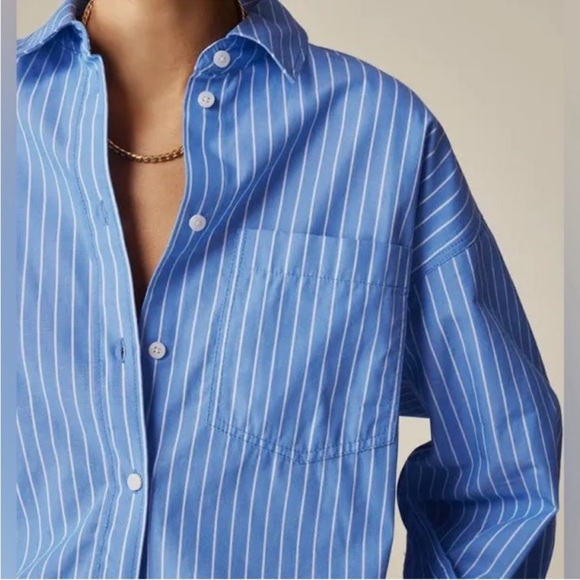 J. Crew Tops - J Crew Etienne Striped Shirt